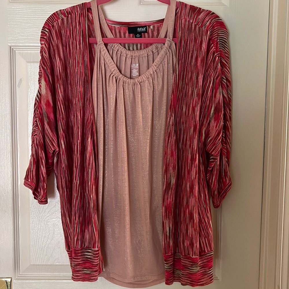 A.N.A. CARDIGAN/TANK SET